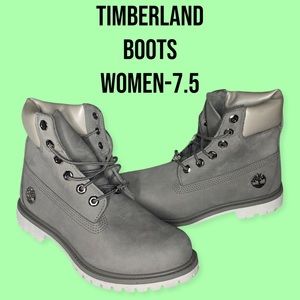 Timberland Boots - Grey & Silver
